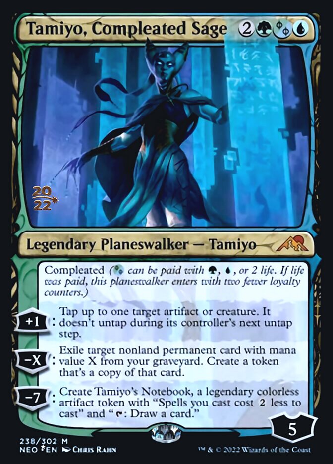 Tamiyo, Compleated Sage [Kamigawa: Neon Dynasty Prerelease Promos] - The Mythic Store | 24h Order Processing