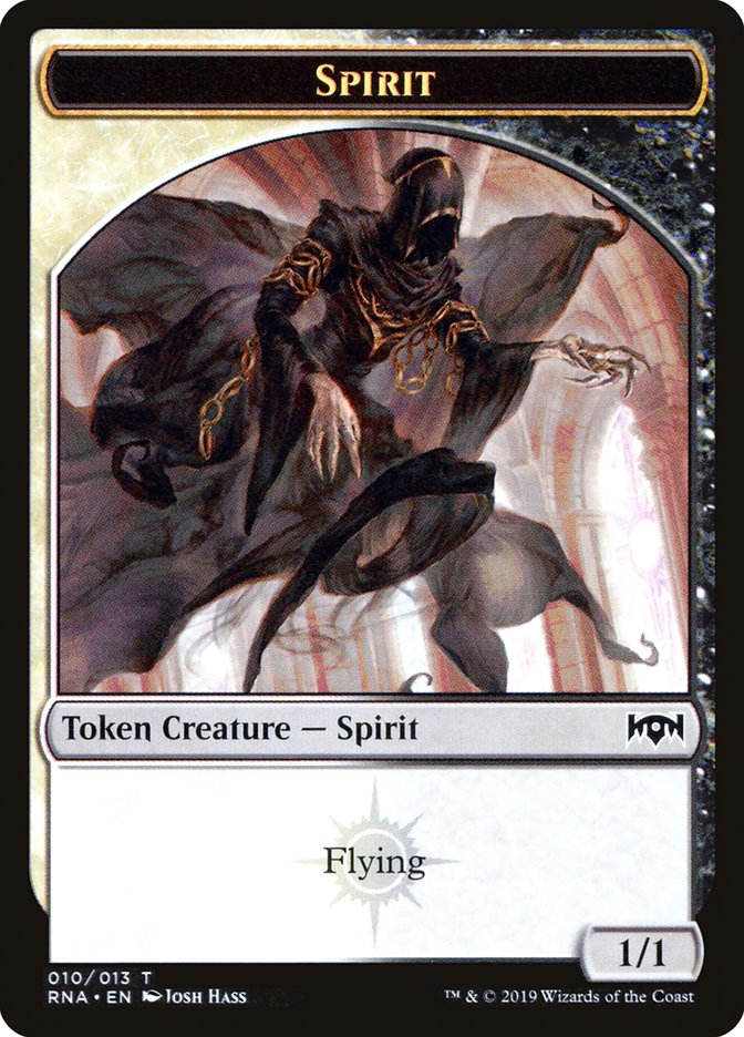 Spirit (002) // Spirit (010) Double-Sided Token [Ravnica Allegiance Guild Kit Tokens] - The Mythic Store | 24h Order Processing