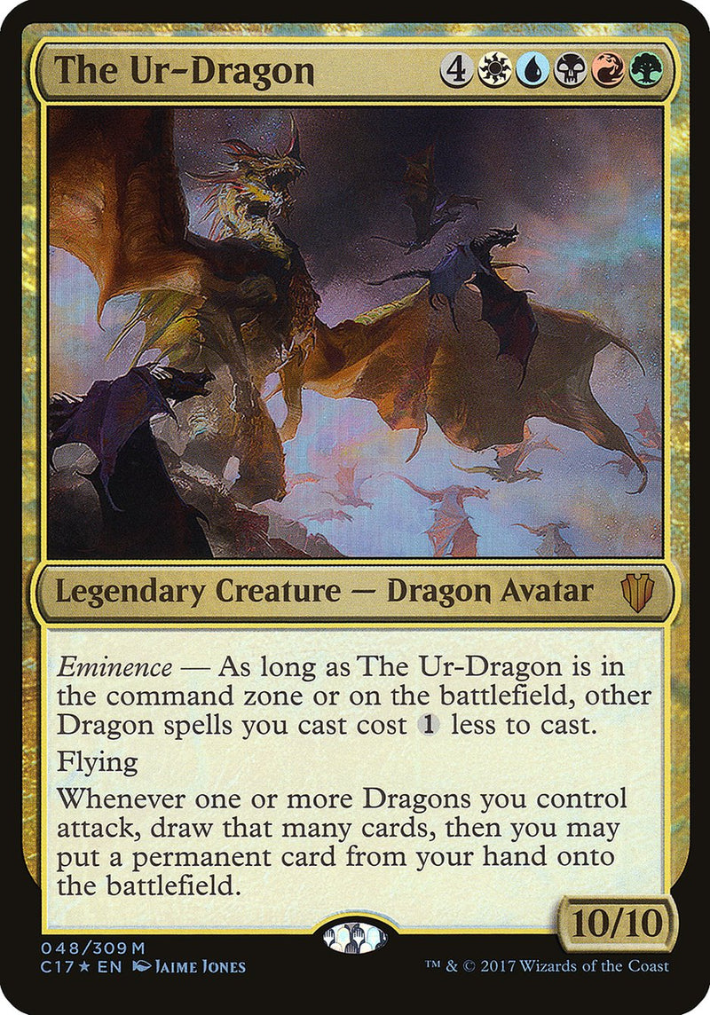 The Ur-Dragon (Oversized) [Commander 2017 Oversized] - The Mythic Store | 24h Order Processing