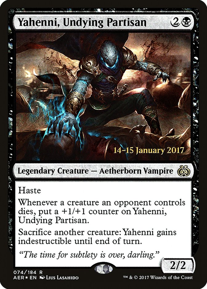 Yahenni, Undying Partisan [Aether Revolt Prerelease Promos] - The Mythic Store | 24h Order Processing