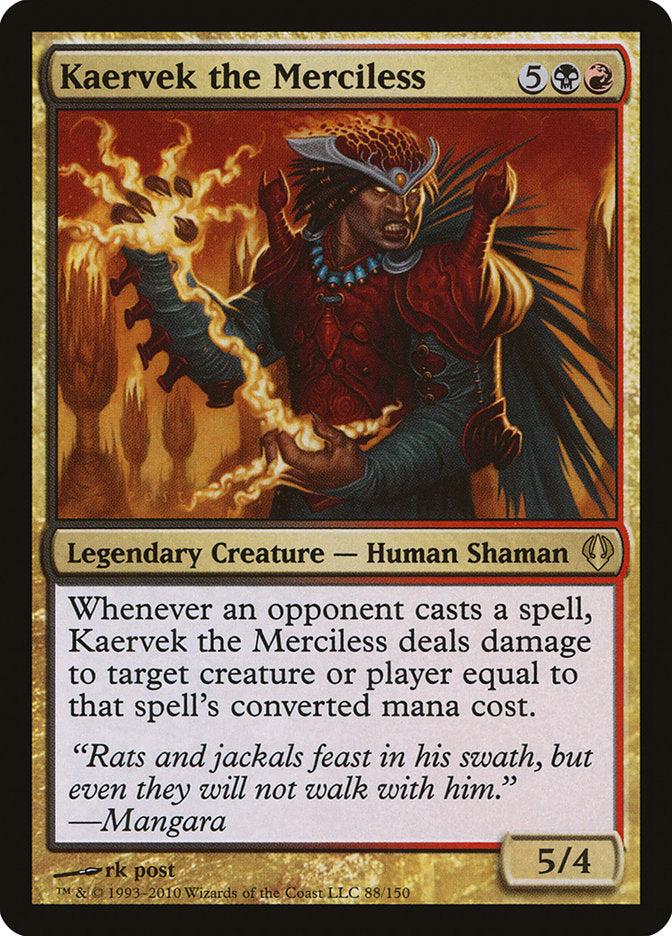 Kaervek the Merciless [Archenemy] - The Mythic Store | 24h Order Processing