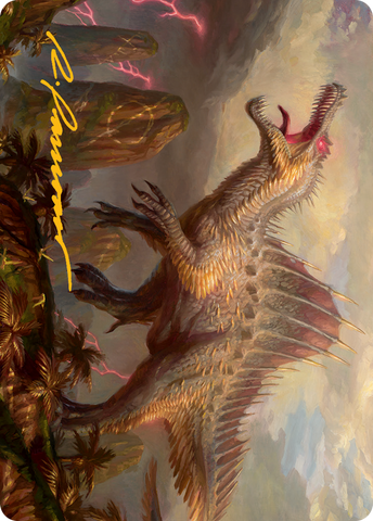 Etali, Primal Conqueror Art Card (Gold-Stamped Signature) [March of the Machine Art Series] - The Mythic Store | 24h Order Processing