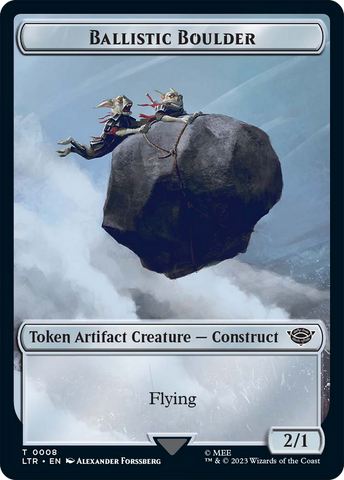 Ballistic Boulder // Food Token (10) Double-Sided Token [The Lord of the Rings: Tales of Middle-Earth Tokens] - The Mythic Store | 24h Order Processing