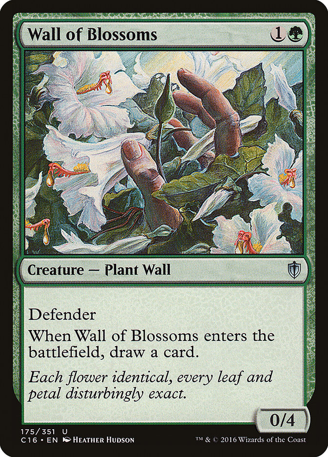 Wall of Blossoms [Commander 2016] - The Mythic Store | 24h Order Processing