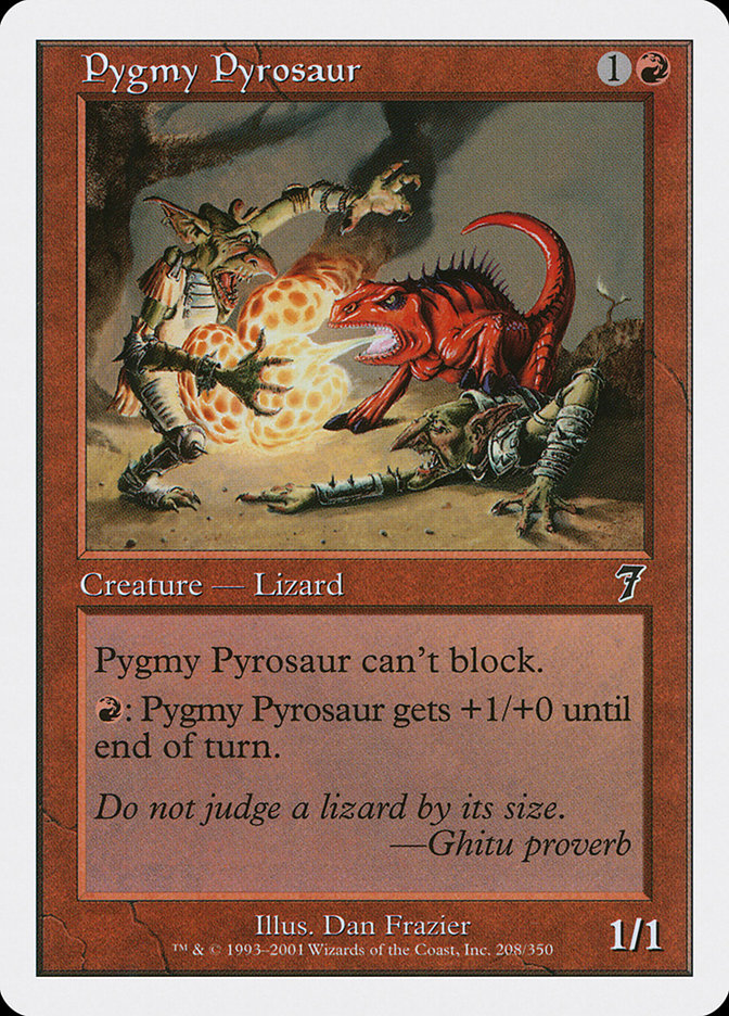 Pygmy Pyrosaur [Seventh Edition] - The Mythic Store | 24h Order Processing