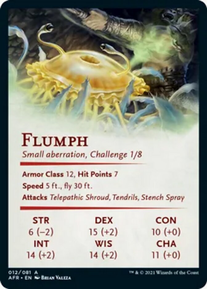 Flumph Art Card [Dungeons & Dragons: Adventures in the Forgotten Realms Art Series] - The Mythic Store | 24h Order Processing
