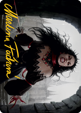 Voldaren Stinger Art Card (Gold-Stamped Signature) [Innistrad: Midnight Hunt Art Series] - The Mythic Store | 24h Order Processing