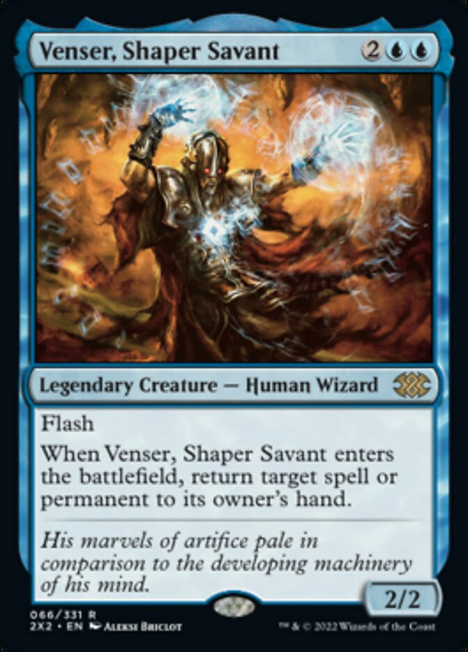 Venser, Shaper Savant [Double Masters 2022] - The Mythic Store | 24h Order Processing