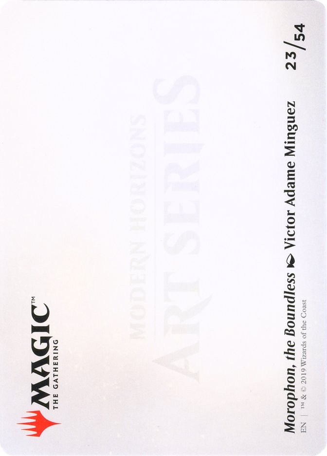 Morophon the Boundless Art Card [Modern Horizons Art Series] - The Mythic Store | 24h Order Processing