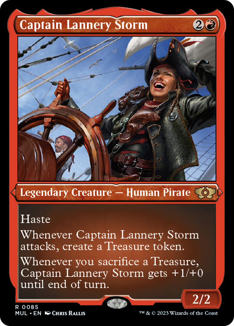 Captain Lannery Storm (Foil Etched) [Multiverse Legends] - The Mythic Store | 24h Order Processing
