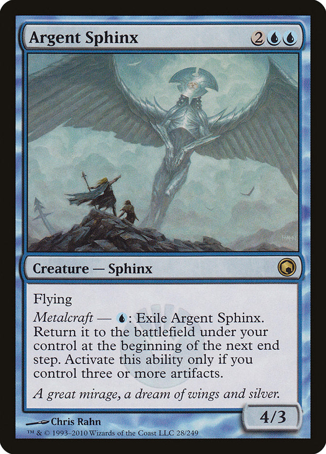 Argent Sphinx [Scars of Mirrodin] - The Mythic Store | 24h Order Processing