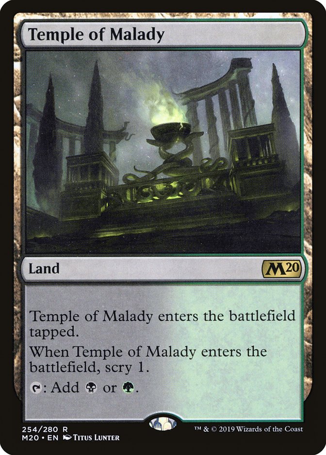 Temple of Malady [Core Set 2020] - The Mythic Store | 24h Order Processing