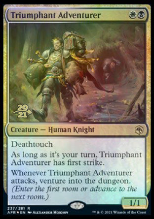 Triumphant Adventurer [Dungeons & Dragons: Adventures in the Forgotten Realms Prerelease Promos] - The Mythic Store | 24h Order Processing