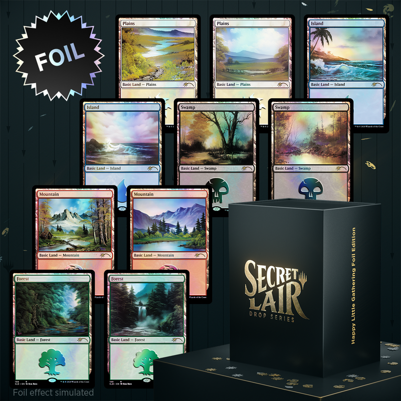 Secret Lair Drop Series: Happy Little Gathering - Bob Ross (Foil) - The Mythic Store | 24h Order Processing