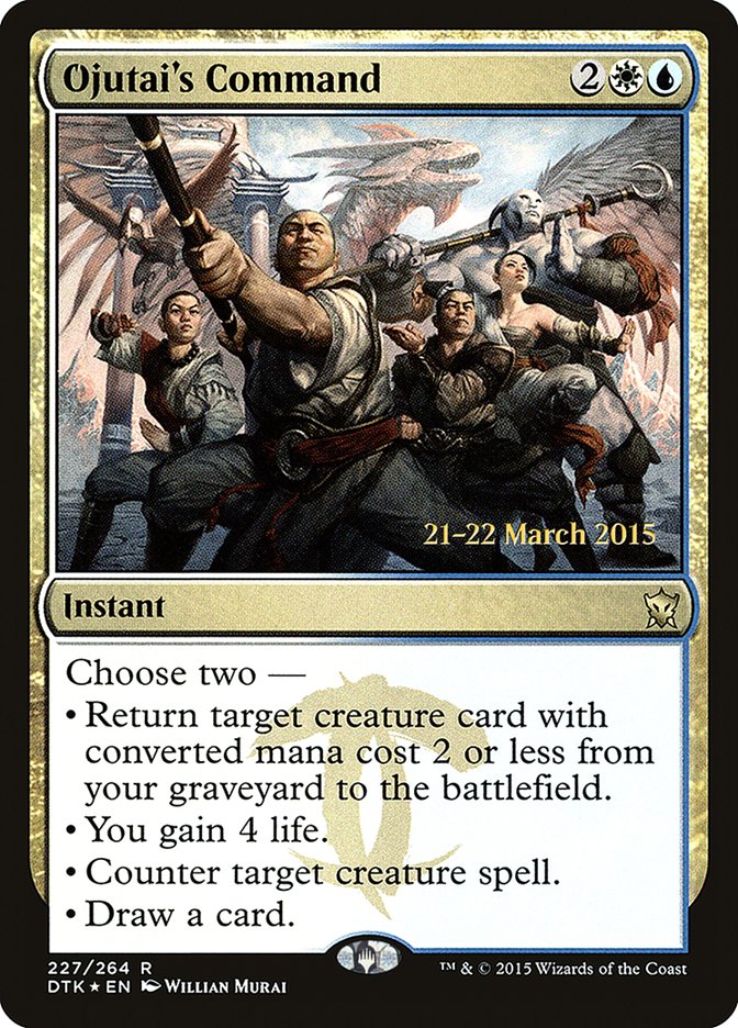 Ojutai's Command [Dragons of Tarkir Prerelease Promos] - The Mythic Store | 24h Order Processing