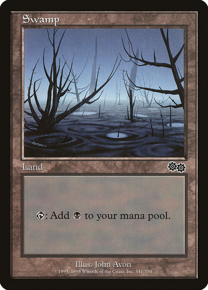 Swamp (341) [Urza's Saga] - The Mythic Store | 24h Order Processing