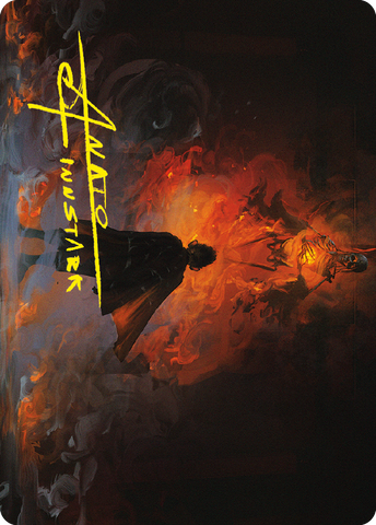 Pippin, Guard of the Citadel Art Card (Gold-Stamped Signature) [The Lord of the Rings: Tales of Middle-earth Art Series] - The Mythic Store | 24h Order Processing