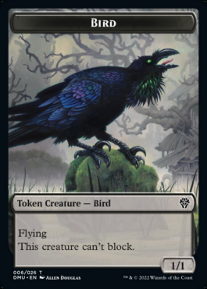 Soldier // Bird (006) Double-Sided Token [Dominaria United Tokens] - The Mythic Store | 24h Order Processing