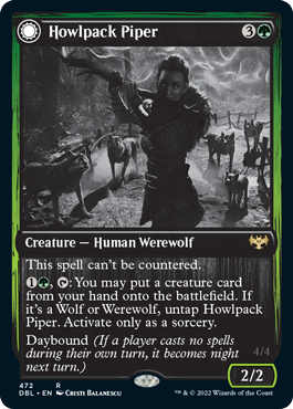 Howlpack Piper // Wildsong Howler [Innistrad: Double Feature] - The Mythic Store | 24h Order Processing