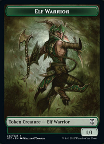 Elf Warrior // Wurm Double-Sided Token [Streets of New Capenna Commander Tokens] - The Mythic Store | 24h Order Processing