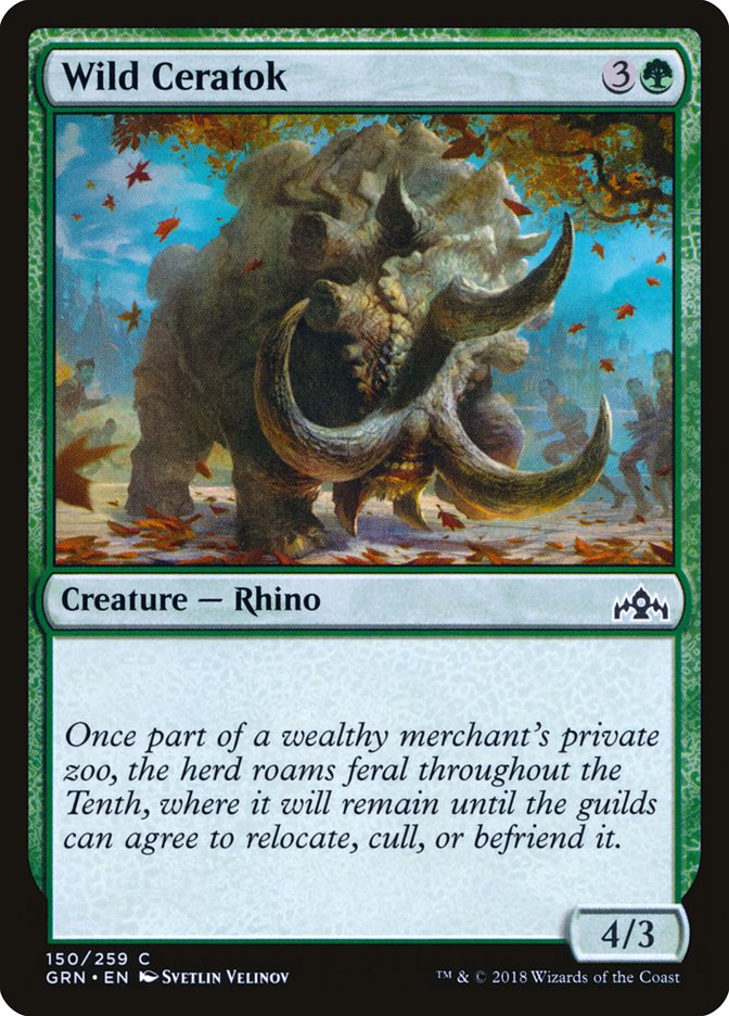 Wild Ceratok [Guilds of Ravnica] - The Mythic Store | 24h Order Processing