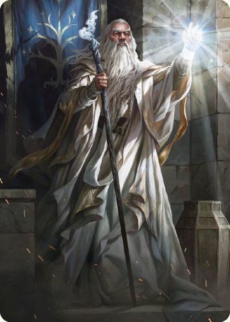 Gandalf the White Art Card [The Lord of the Rings: Tales of Middle-earth Art Series] - The Mythic Store | 24h Order Processing