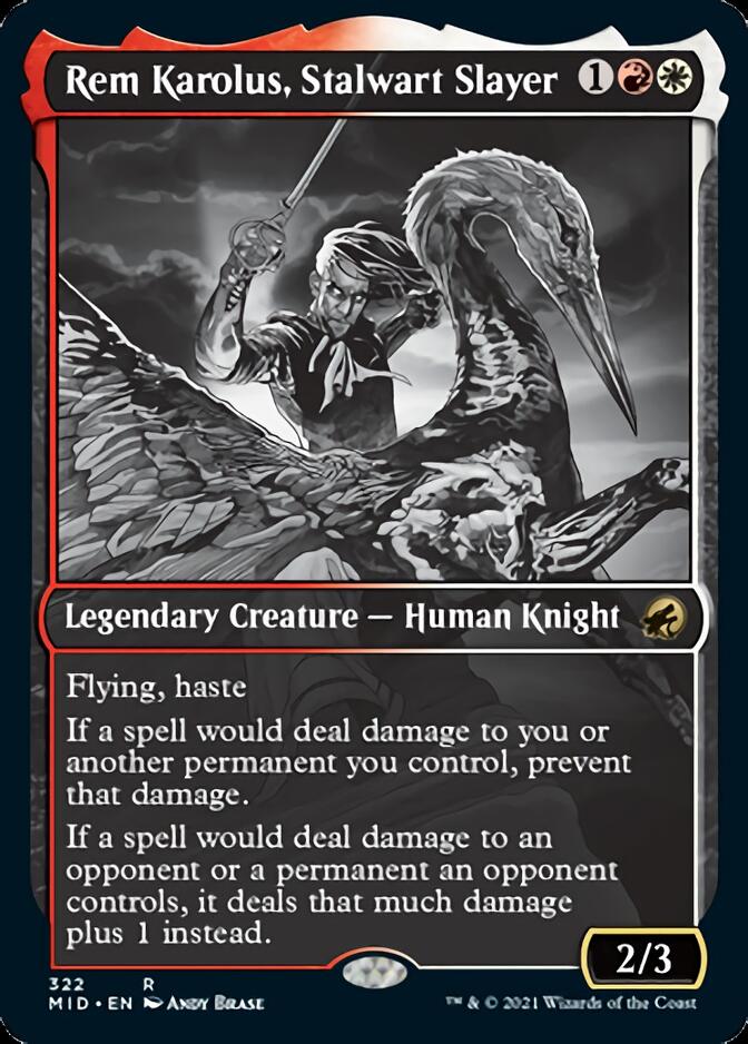 Rem Karolus, Stalwart Slayer (Showcase Eternal Night) [Innistrad: Midnight Hunt] - The Mythic Store | 24h Order Processing