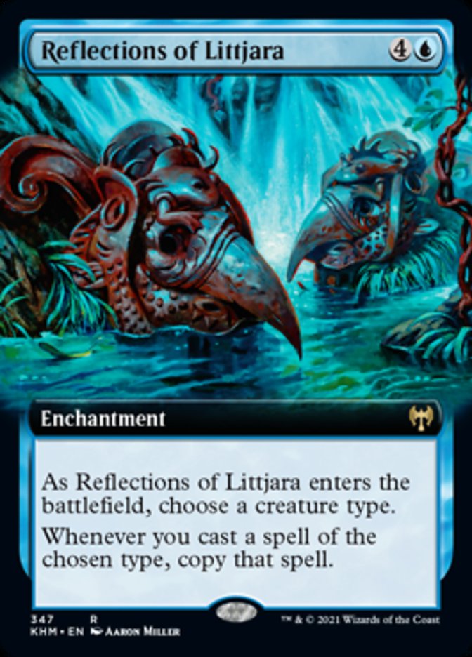 Reflections of Littjara (Extended Art) [Kaldheim] - The Mythic Store | 24h Order Processing