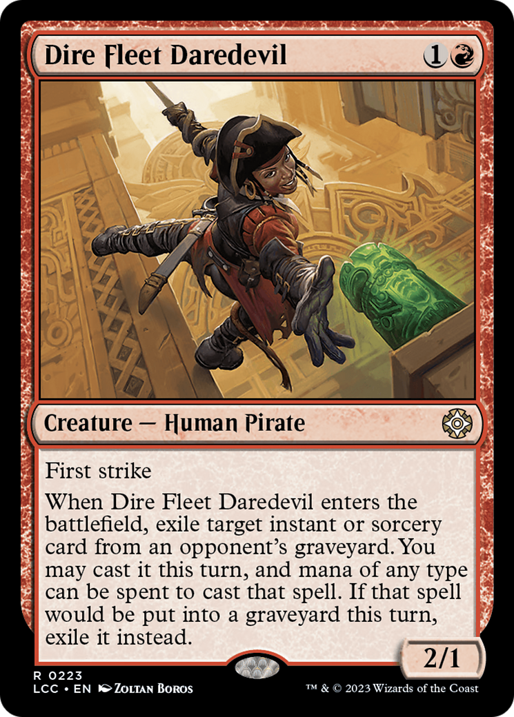 Dire Fleet Daredevil [The Lost Caverns of Ixalan Commander] - The Mythic Store | 24h Order Processing