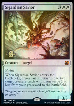 Sigardian Savior [Innistrad: Midnight Hunt Prerelease Promos] - The Mythic Store | 24h Order Processing