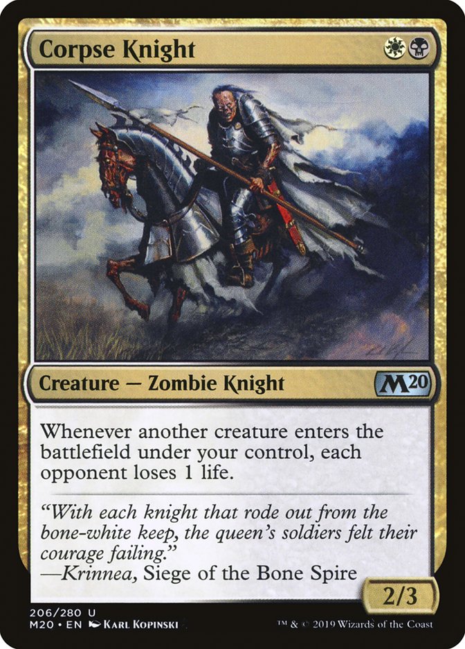 Corpse Knight (2/3) [Core Set 2020] - The Mythic Store | 24h Order Processing