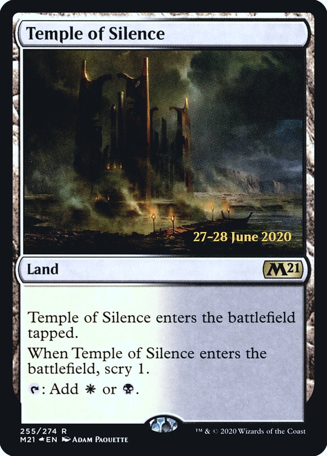 Temple of Silence [Core Set 2021 Prerelease Promos] - The Mythic Store | 24h Order Processing