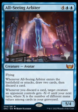 All-Seeing Arbiter (Promo Pack) [Streets of New Capenna Promos] - The Mythic Store | 24h Order Processing