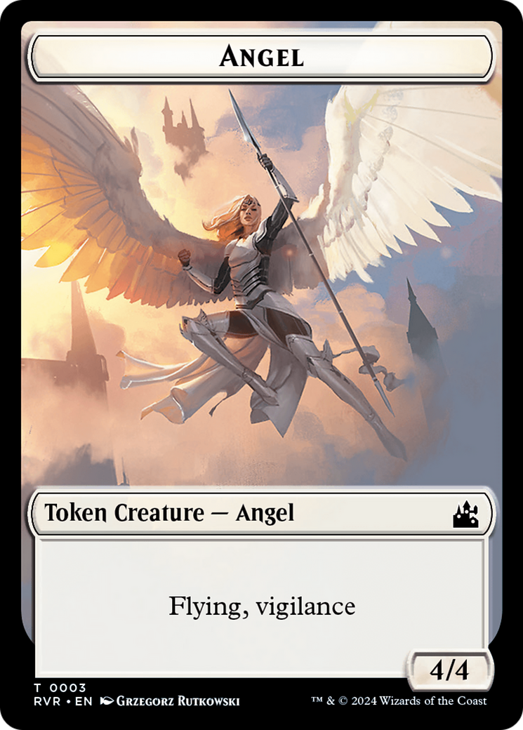 Angel Token (0003) [Ravnica Remastered Tokens] - The Mythic Store | 24h Order Processing