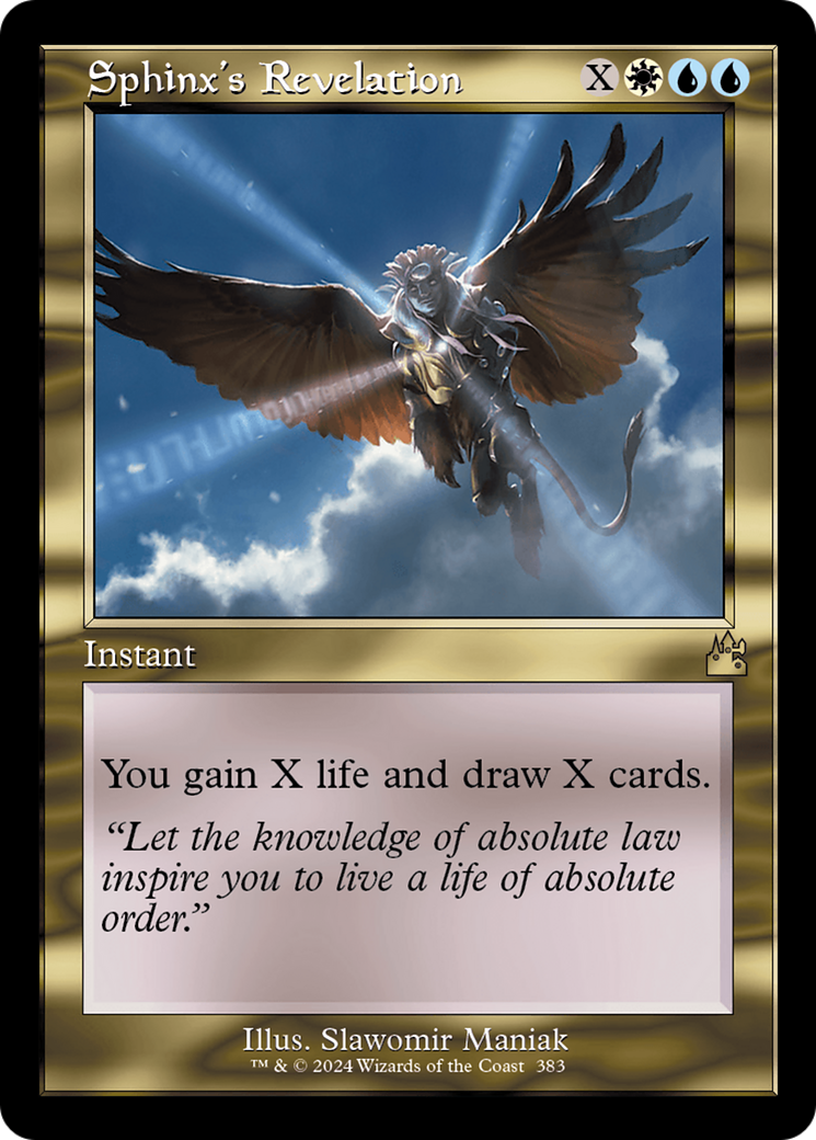 Sphinx's Revelation (Retro Frame) [Ravnica Remastered] - The Mythic Store | 24h Order Processing