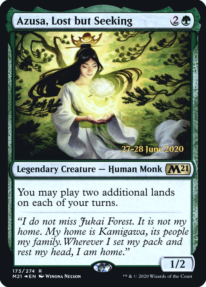 Azusa, Lost but Seeking [Core Set 2021 Prerelease Promos] - The Mythic Store | 24h Order Processing