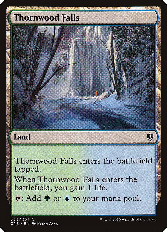 Thornwood Falls [Commander 2016] - The Mythic Store | 24h Order Processing