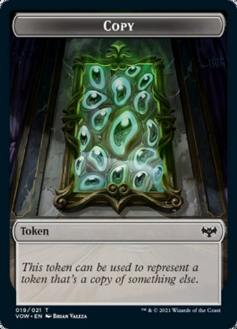 Copy // Treasure Double-Sided Token [Innistrad: Crimson Vow Tokens] - The Mythic Store | 24h Order Processing