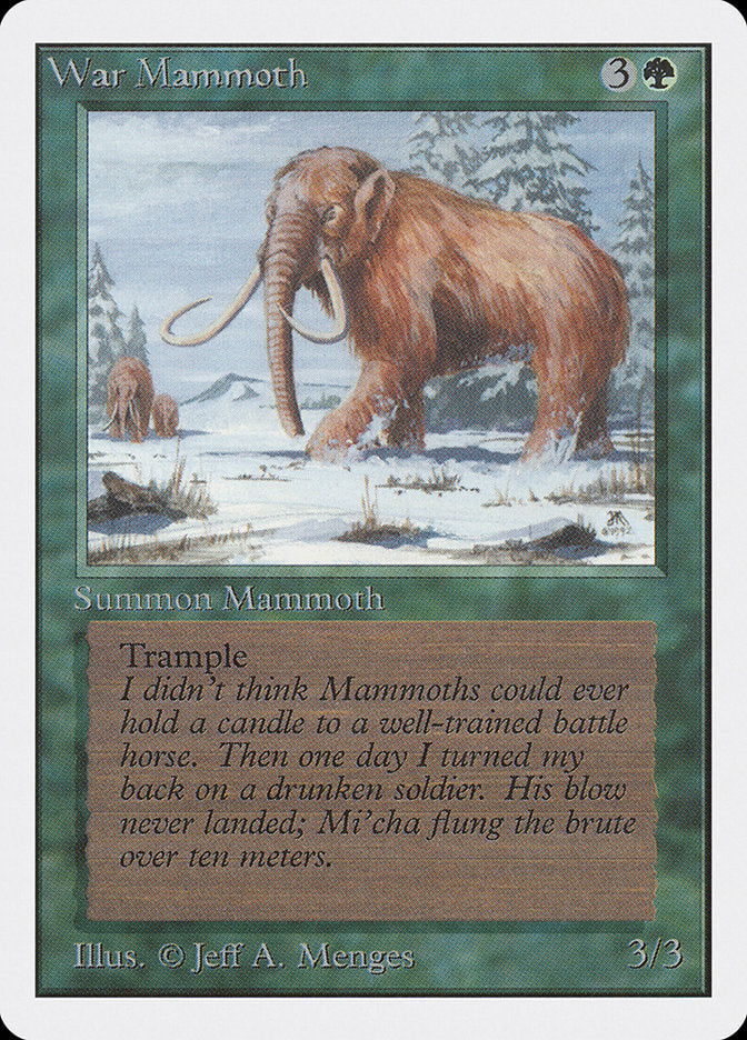 War Mammoth [Unlimited Edition] - The Mythic Store | 24h Order Processing