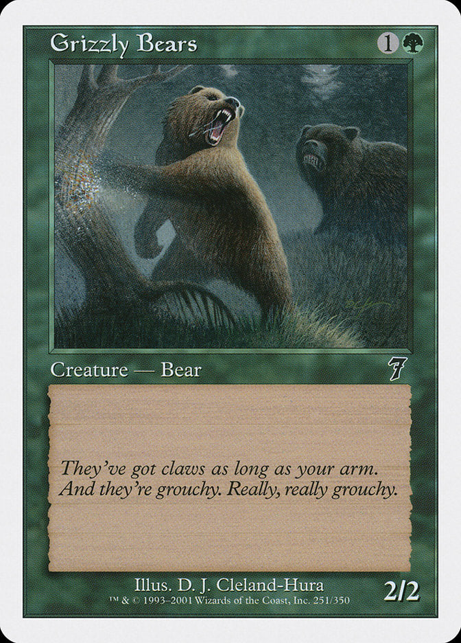 Grizzly Bears [Seventh Edition] - The Mythic Store | 24h Order Processing