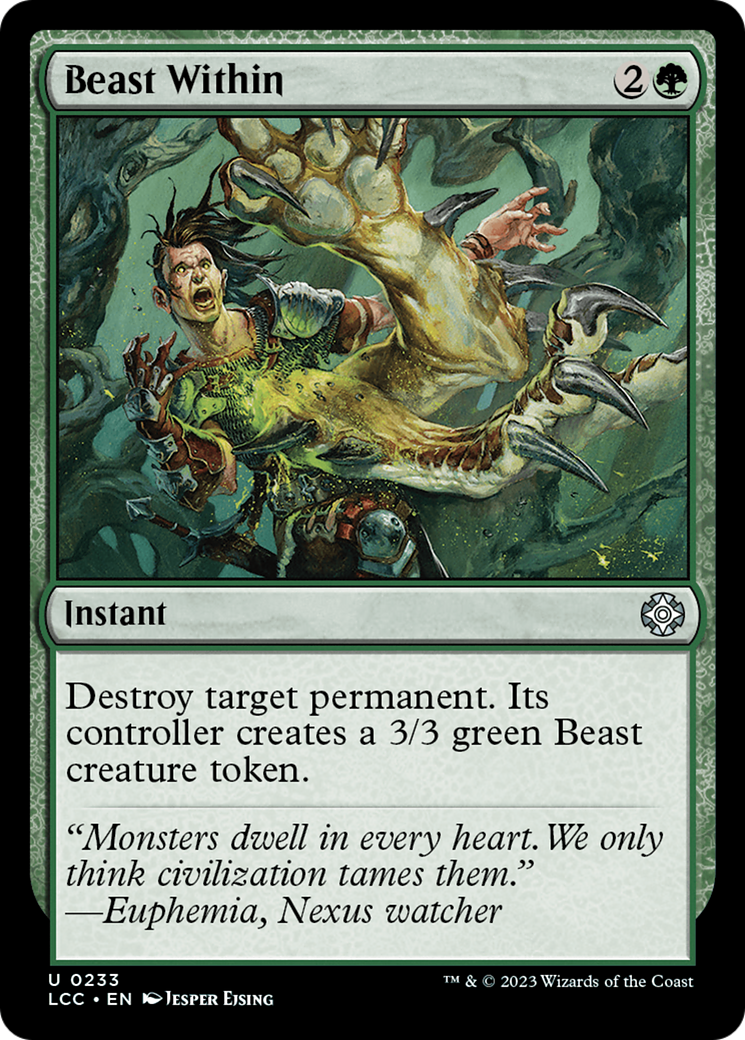 Beast Within [The Lost Caverns of Ixalan Commander] - The Mythic Store | 24h Order Processing