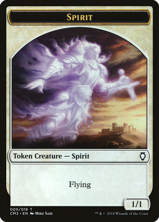 Spirit Token [Commander Anthology Volume II Tokens] - The Mythic Store | 24h Order Processing