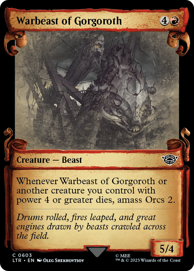 Warbeast of Gorgoroth [The Lord of the Rings: Tales of Middle-Earth Showcase Scrolls] - The Mythic Store | 24h Order Processing