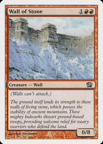 Wall of Stone [Eighth Edition] - The Mythic Store | 24h Order Processing