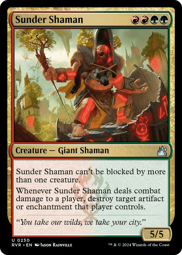 Sunder Shaman [Ravnica Remastered] - The Mythic Store | 24h Order Processing