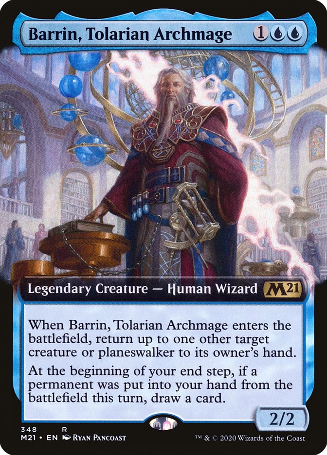 Barrin, Tolarian Archmage (Extended Art) [Core Set 2021] - The Mythic Store | 24h Order Processing