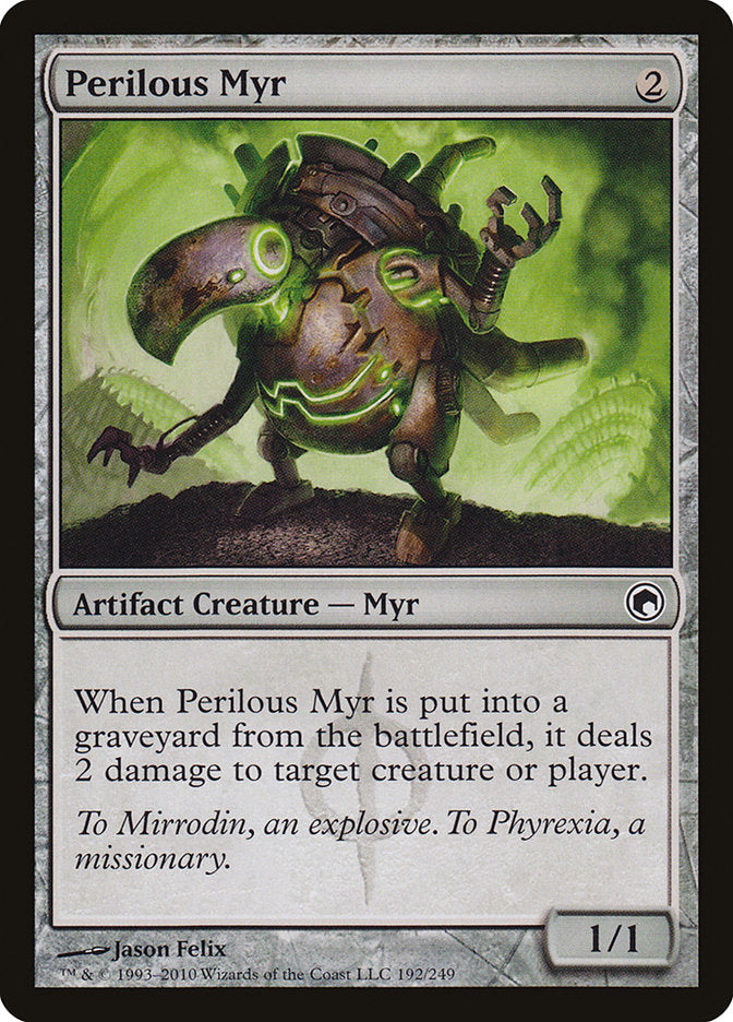 Perilous Myr [Scars of Mirrodin] - The Mythic Store | 24h Order Processing