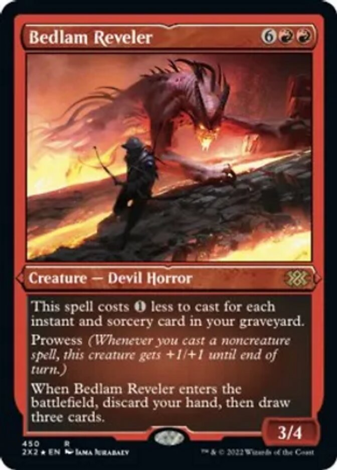 Bedlam Reveler (Foil Etched) [Double Masters 2022] - The Mythic Store | 24h Order Processing