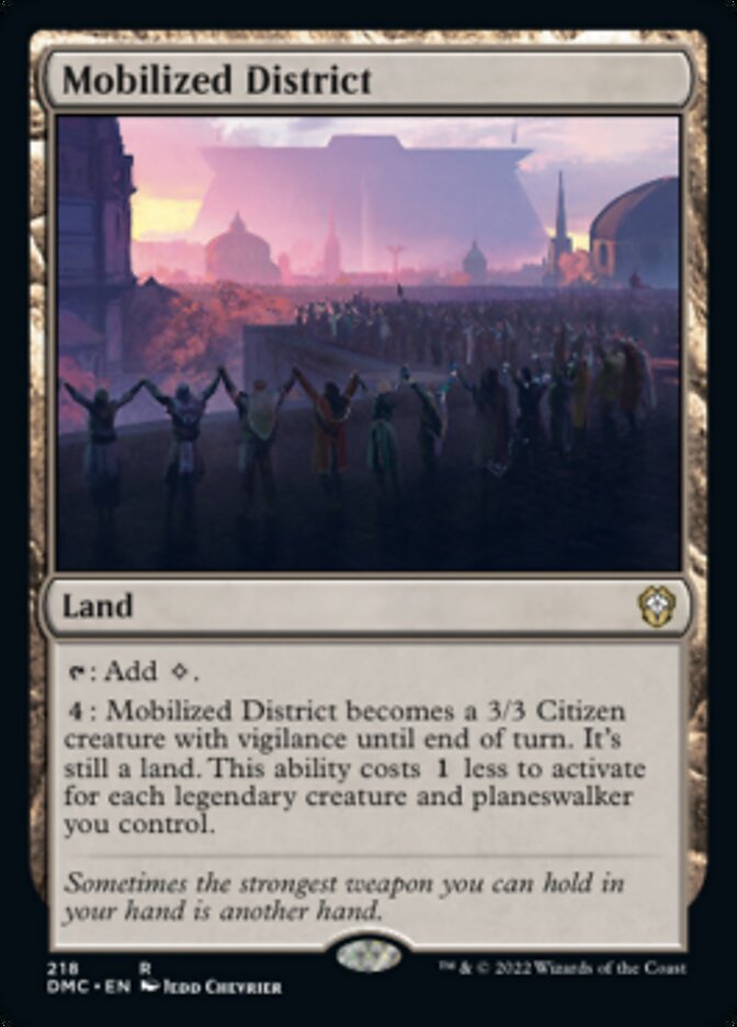 Mobilized District [Dominaria United Commander] - The Mythic Store | 24h Order Processing