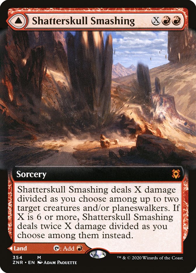 Shatterskull Smashing // Shatterskull, the Hammer Pass (Extended Art) [Zendikar Rising] - The Mythic Store | 24h Order Processing